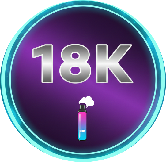 Logo jednorazówki e-papieros 18K polska